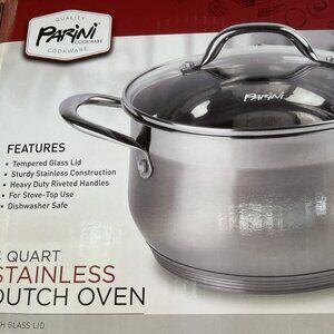 Parini Stainless Steel Dutch Oven Quart
